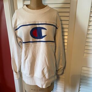 CHAMPION | vintage reverse weave logo crewneck pullover sweatshirt XL